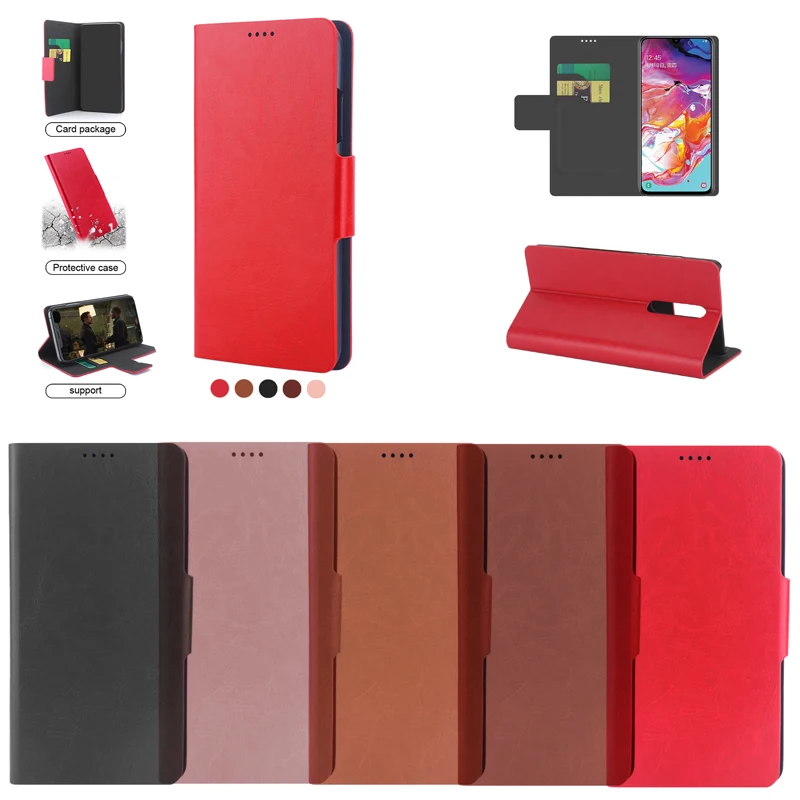 Кожаный мягкий чехол книжка для Xiaomi Mi A1 Redmi 7A 6A 5A 8A с карманом карт 6 8 Pro Note7