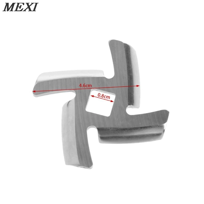 3 шт./компл. нож для мясорубки из нержавеющей стали 4 лезвия квадратное отверстие