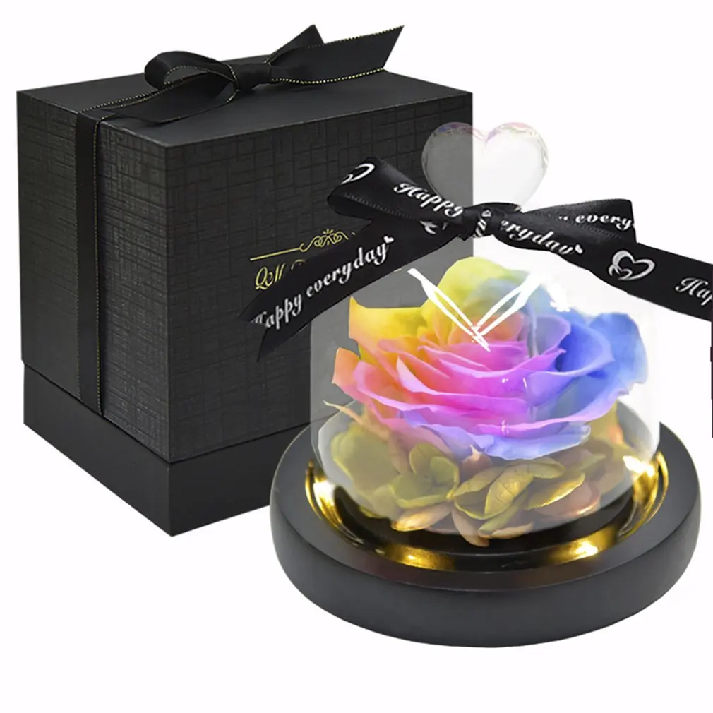 Стеклянная крышка вечный цветок подарок символ здоровья и долговечности
