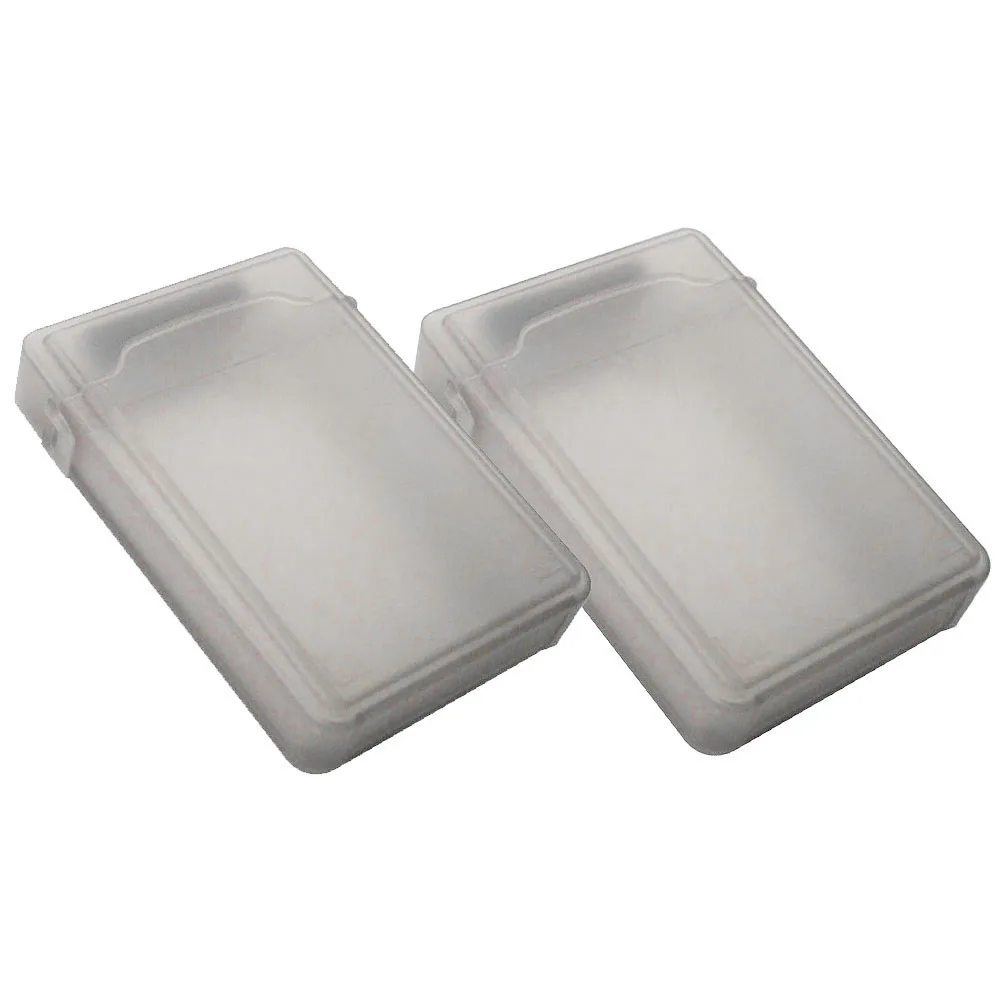 2pcs Plastic Hard Disk Drive Storage Case Dustproof Protection Box Home for 3.5 Inch SATA IDE HDD | Дом и сад