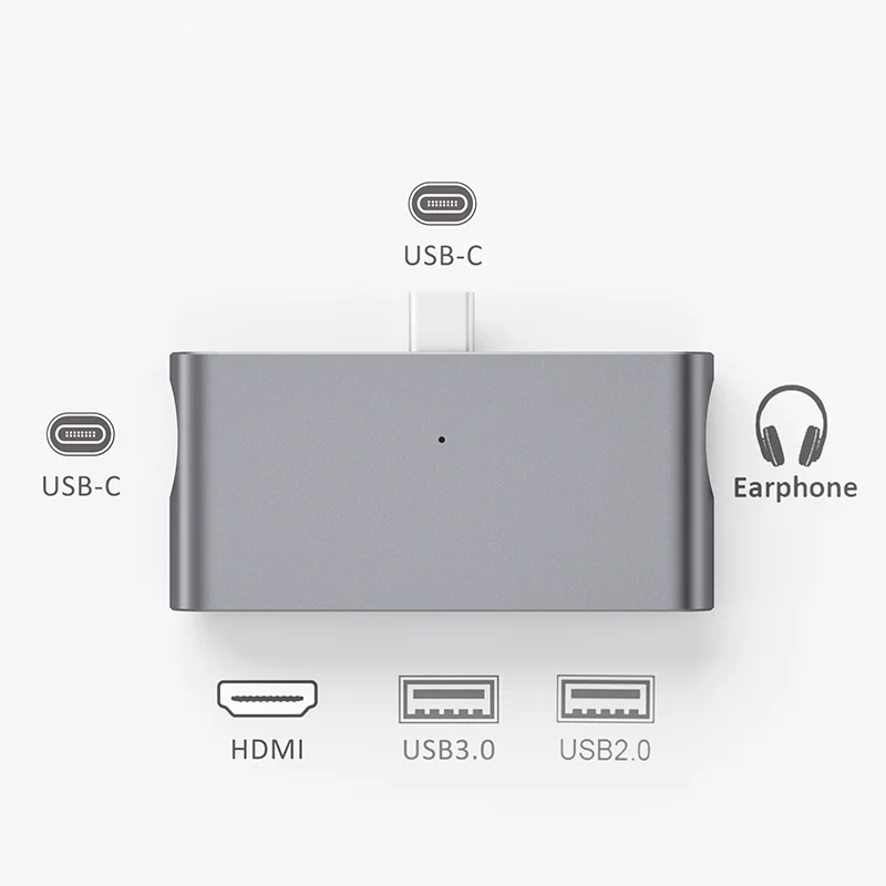 Dex Подставка для телефона USB C к наушникам 3.5 мм Тип HUB 60W Зарядка 4K HDMI Дисплейная станция для Samsung Huawei Xiaomi.
