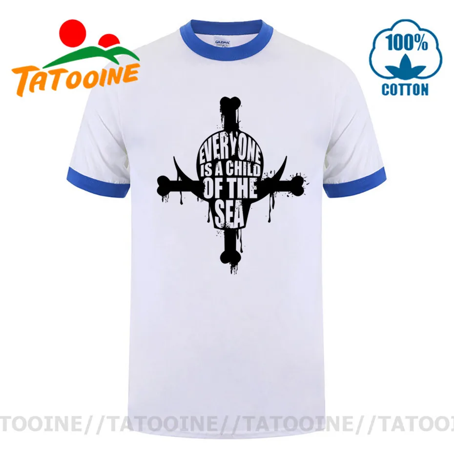 Футболка унисекс с изображением пиратского пирата и белой бороды | Мужская