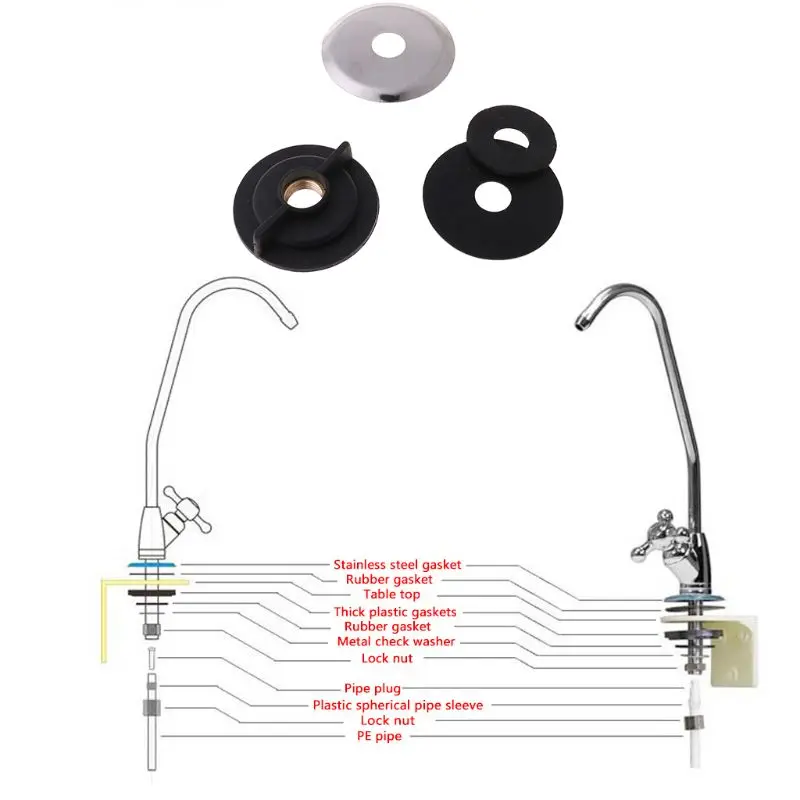 Кран для питьевой воды с обратным осмосом 1/4 дюйма|Водяные фильтры| |
