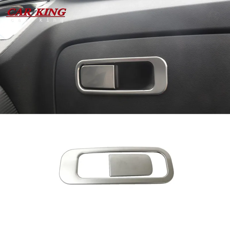 

For MG ZS 2017-2020 Car glove storage box lock switch trim cover button sequin decoration Accessories handle frame interior 2pcs
