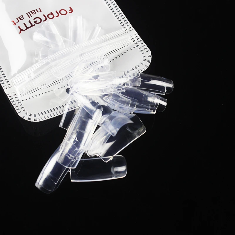 Наконечники для дизайна ногтей Ferramentas искусственные губки Naturel прозрачный