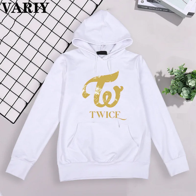 

Женская толстовка, двойные толстовки, женская одежда, Корейская толстовка Kpop для девочек-подростков, женские топы с длинным рукавом
