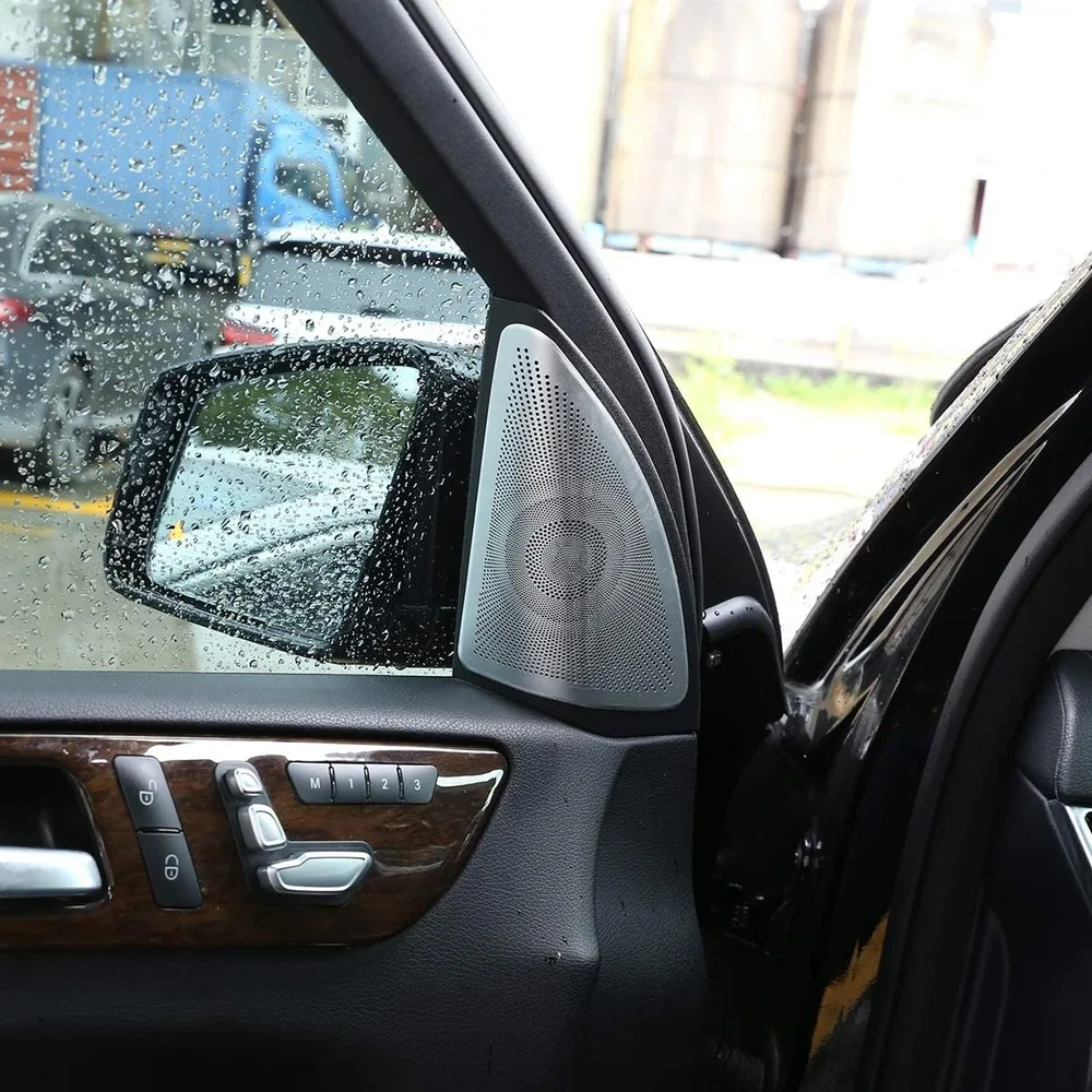 Алюминиевый сплав двери автомобиля аудио твитеры динамик крышка украшения