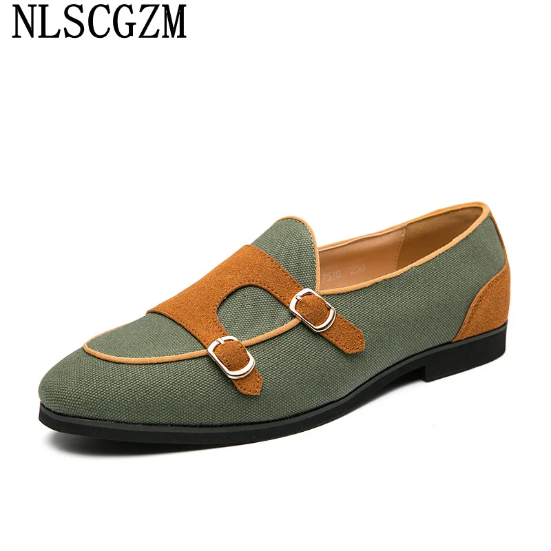 

Business Suit Oxford Double Monk Strap Shoes for Men Italian Formal Slip on Shoes Men Office 2022 Men Dress Shoes Loafers Scarpe