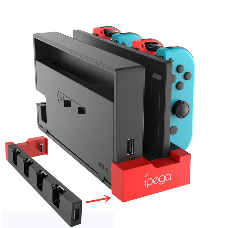 

Ipega pg-9186 Charging Dock Station For Nintendo Switch Controller Console Charger for Joy-Con NS Game Charging Dock Stand