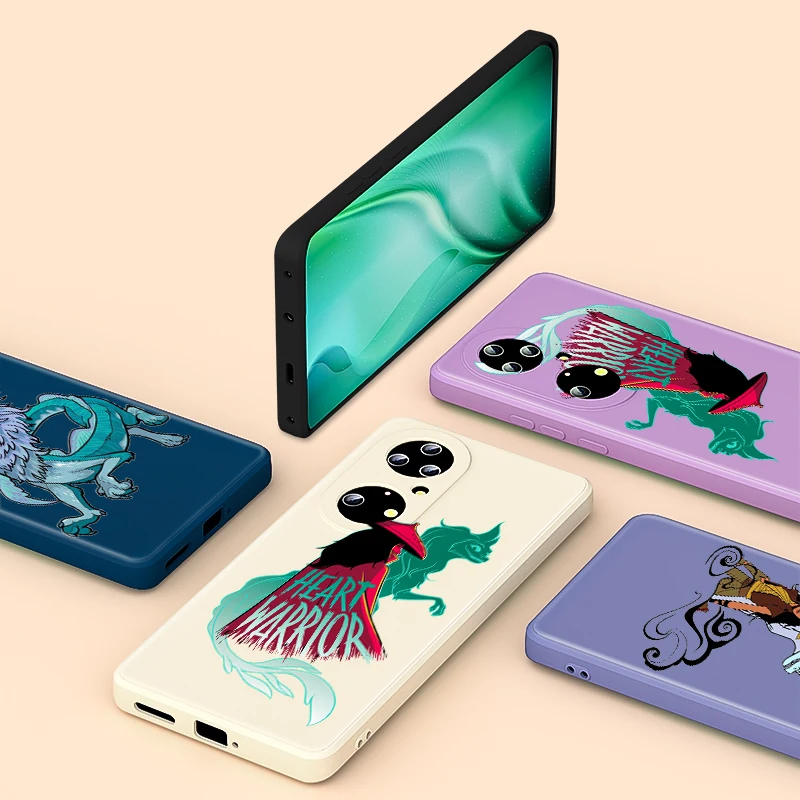 

For Huawei P Smart Plus Pro 2019 P50 P40 P30 P20 Lite E 5G Phone Case Raya and The Last Dragon Liquid Silicone Soft TPU Cover
