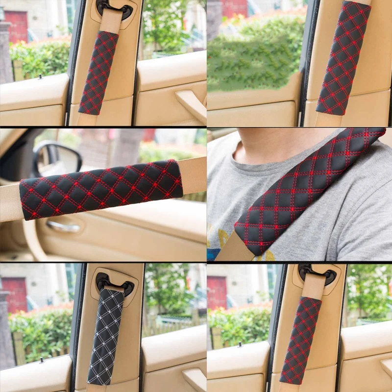 

1 Pair Auto Colorful Child Adults Safety Belt For Cars Shoulder Pad Protection Seat Belt Cover Car Interior Accessories