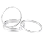Комплект из 4 предметов Алюминий центральное кольца 73,1 мм OD до 54,156,156,657,158,159,560,163,364,165,166,167,170,172,6 мм внутренний диаметр