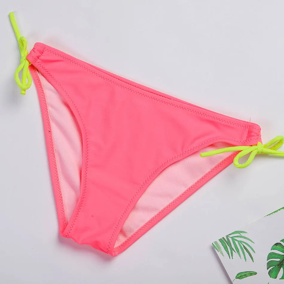 Женский купальник с блестками комплект бикини для маленькой девочки топ лямкой