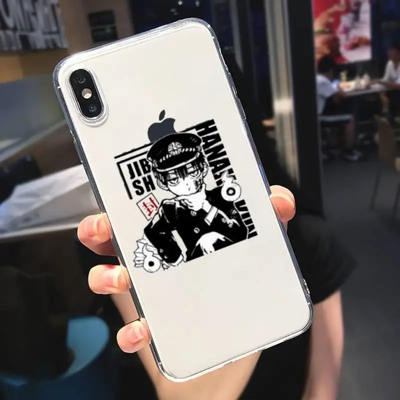 

Jamular Toilet Bound Hanako Kun Phone Case Transparent soft For iphone 5 5s 5c se 6 6s 7 8 11 12 plus mini x xs xr pro max
