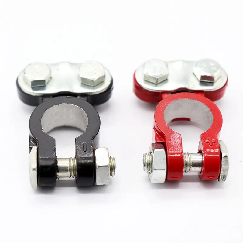 1 Pair Universal Positive Negative Car Battery Terminals Clamp Connector Boat Truck Terminal Clip | Автомобили и мотоциклы
