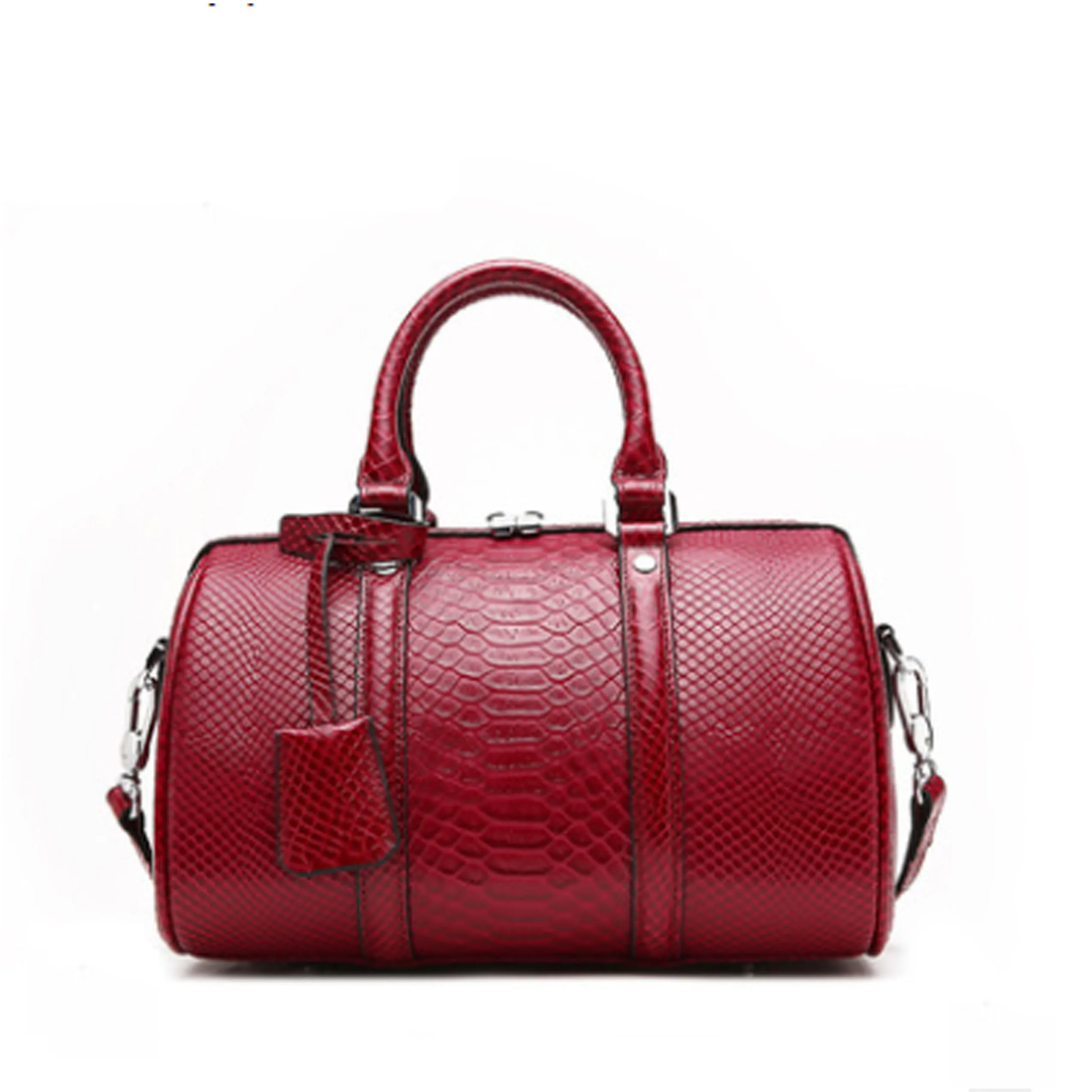 

2021 New Leather Women Fashion Boston Shoulder Handbag