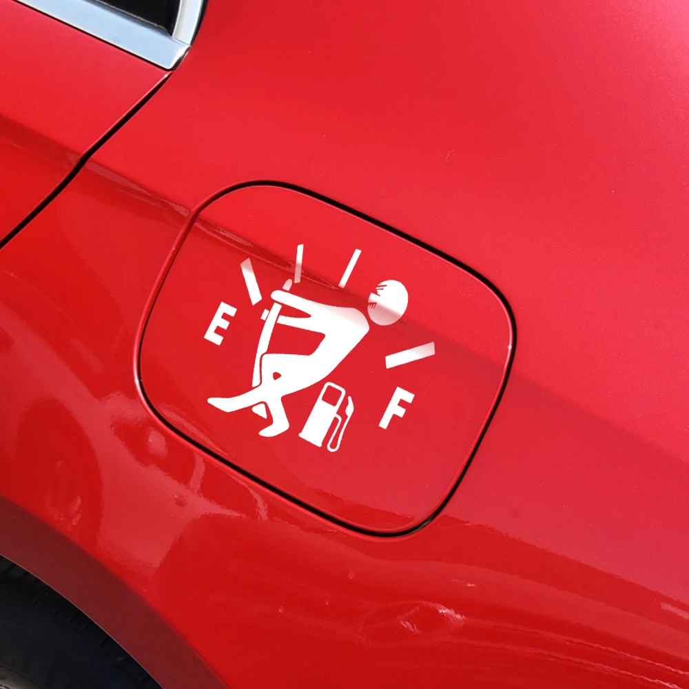 Funny Car Sticker Pull Fuel Tank Pointer Decal Accessories For Volkswagen VW CC T-ROC Golf 4 5 6 7 Passat B5 B6 B7 Tiguan EOS R |
