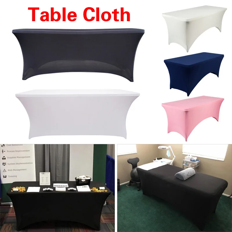 Скатерть из спандекса для домашнего кухонного обеденного стола льняная скатерть