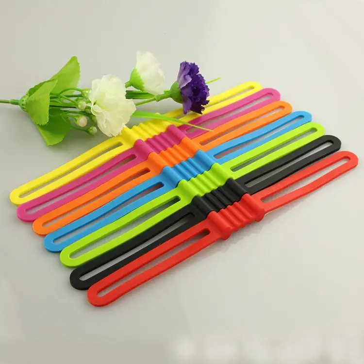 Велосипедный эластичный силиконовый ремешок крепежная лента крепление для