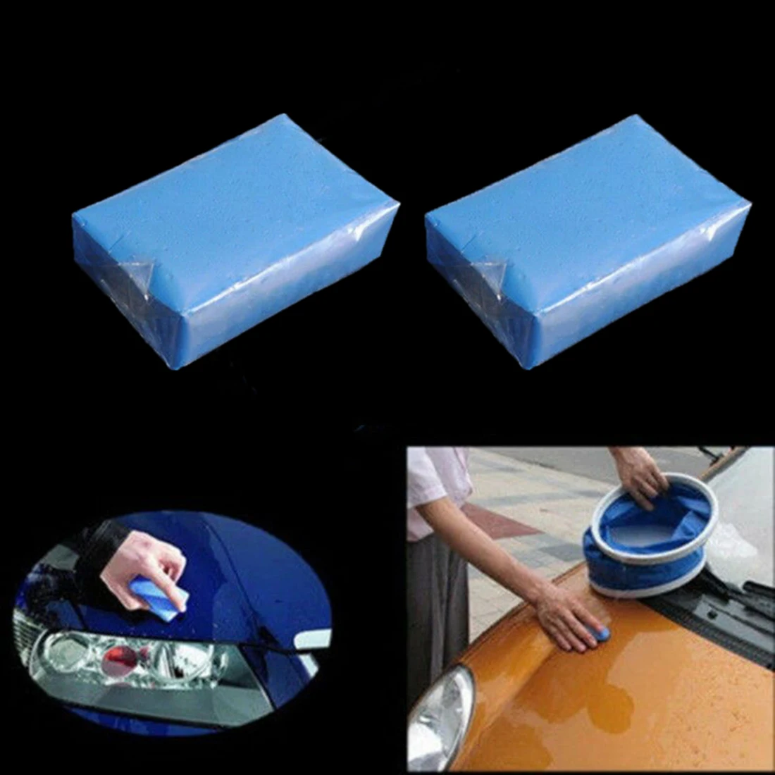 

Wash Clean Clay Cleaner Kit Accessories Parts 2PCS Detailing Truck Car