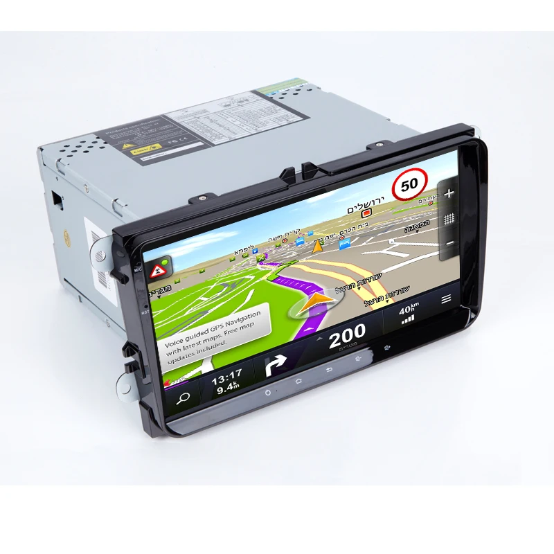 Автомобильный GPS-плеер IPS DSP 4G Android 10 2DIN для сиденья Altea Фольксваген Толедо GOLF 5/6 Polo