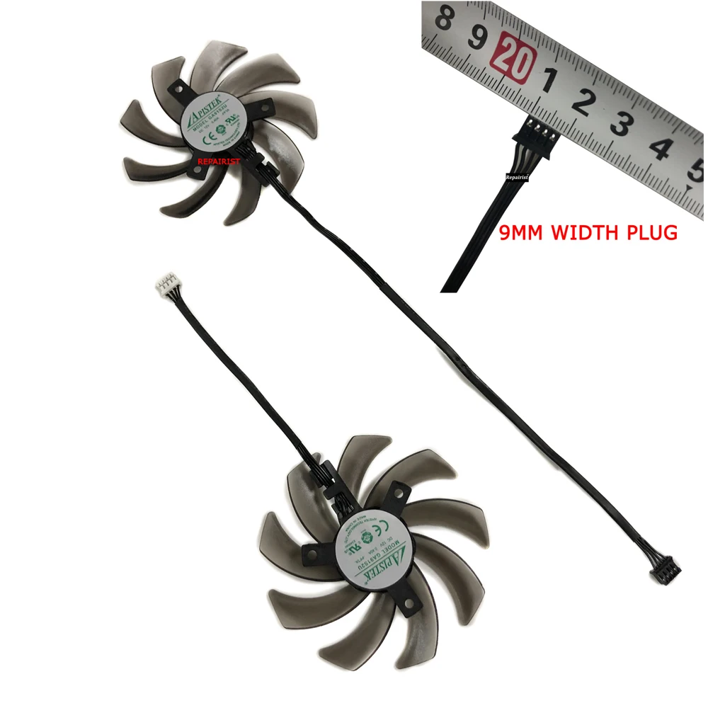 Фото FDC10H12S9-C GA91S2U RTX 2080 2070 2060 кулер графической карты для замены графического процессора Palit RTX2060 RTX2070 RTX2080 DUAL GamingPro №3