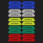 4 шт.компл. Автомобиль открыть светоотрающей полосой Предупреждение Mark ночного вождения Безопасность освещение световой аксессуары лента двери автомобиля наклейки на автомобиль