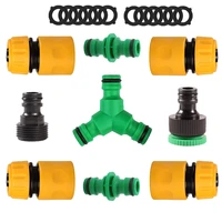 12 inch quick coupling hose joint plastic quick faucet kit garden tube drip irrigation system connector fit garden hose
