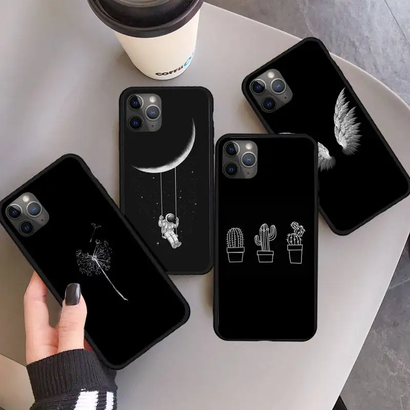 

Line Art Face Abstract Pattern Phone Case for iPhone 11 12 pro XS MAX 8 7 6 6S Plus X 5S SE 2020 XR mini