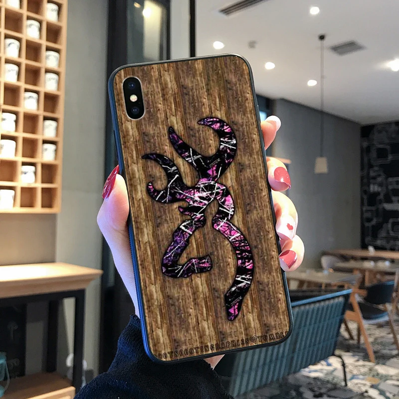 

American Weapon brand Browning PhoneCase For Iphone XR X 8 7 6 plus Fashion Cute Cover Apple XS 11 Pro Max SE2020 fundas etui