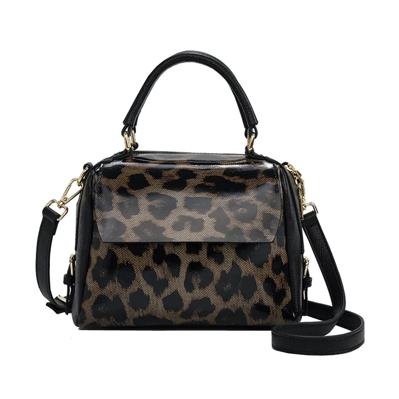 

Real Cowhide Ieopard Print Bag 2022 New High-quality large-capacity Women's bag women bags designer ladies hand bags fashion