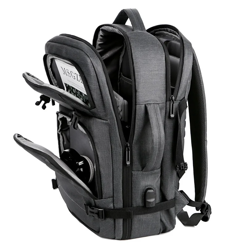 

School bag backpackNew casual backpack men's large-capacity outdoor backpack multifunctional computer bag travel bag