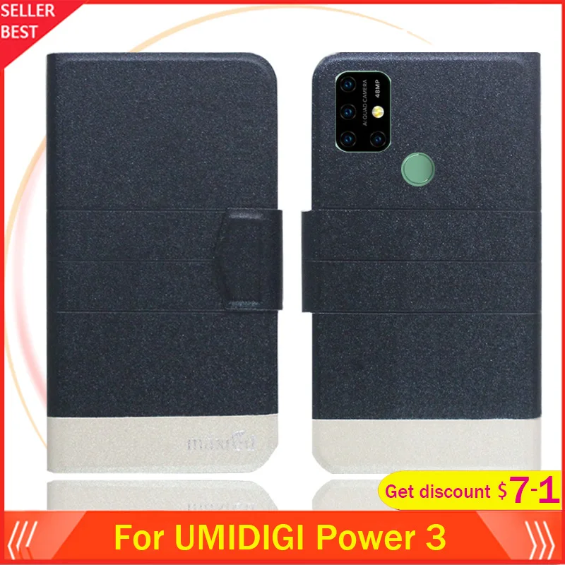 5 цветов Лидер продаж! Чехол UMIDIGI Power 3 ультратонкий кожаный эксклюзивный чехол с