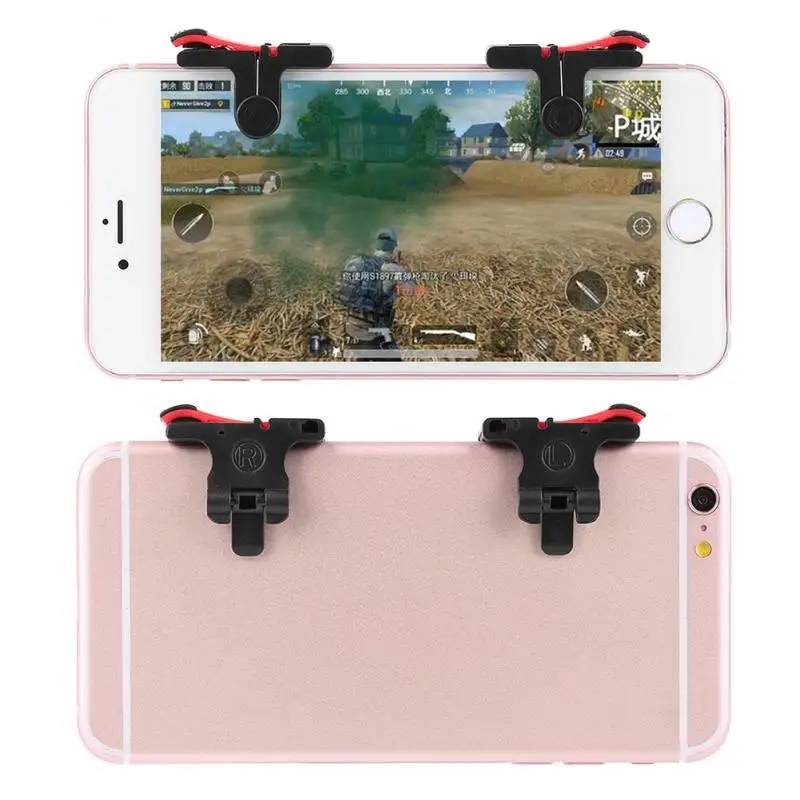

2021 PUBG Moible Controller Gamepad Free Fire L1 R1 Triggers PUGB Mobile Game Pad Grip L1R1 Joystick For IPhone Android Phone