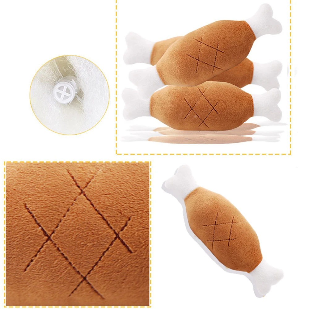 Забавный питомец моделирование фрукты еда плюшевые звуковые игрушки для щенка