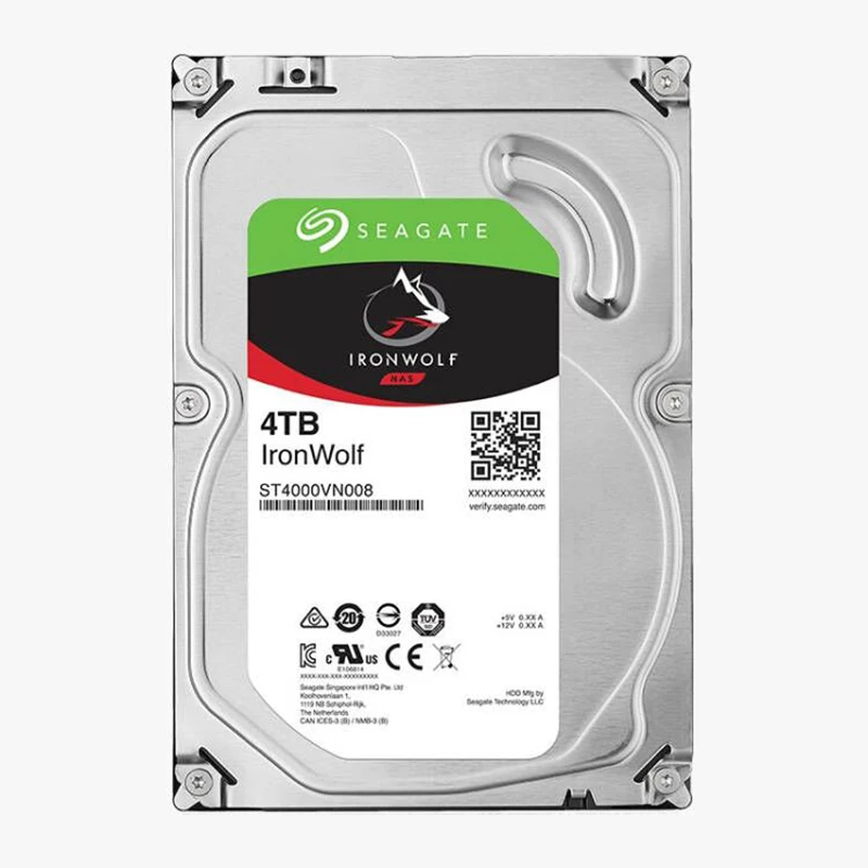 SSD накопитель Seagate IronWolf внутренний жесткий диск на 4 ТБ 3 5 дюйма SATA 6 5900 об/мин 64 Мб
