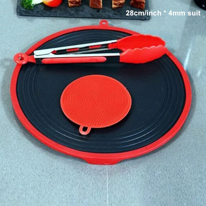 

Aluminum Quick Thawing Plate Multi-Function Round Heat Conduction Plate Anti-Burning for Kitchen Tool тарелки для еды Gadgets