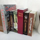 Креативная секретная книга, скрытая безопасная коробка для денег, ювелирное изделие, безопасный ключкодовый замок, металлическая симуляция, классический стиль книги 222*152*45 мм