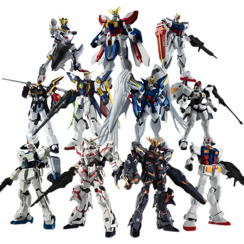 Фигурки аниме Bandai мобильный костюм гандама сборная модель игрушки для мальчиков