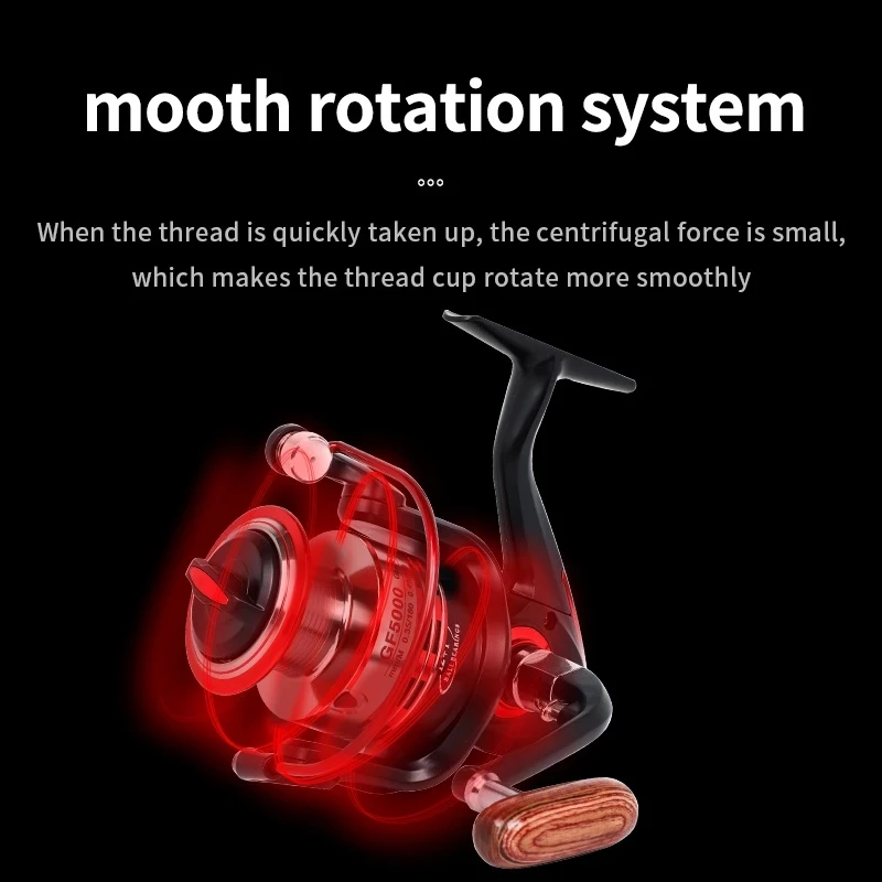 2021 New Spinning Reels 8KG Max Drag 5.5:1 High Speed Metal Spool Carp Fishing Reel For Saltwater Accessories | Спорт и развлечения