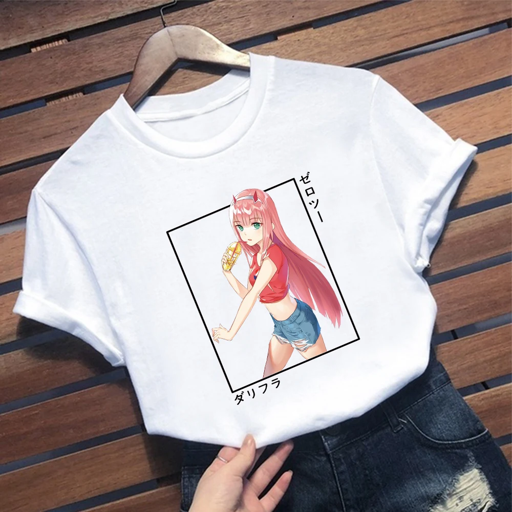 Женская футболка с круглым вырезом в стиле аниме Харадзюку | одежда