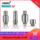 Smoant Pasito Coil DTL Mesh 0.6ohm MTL Ni-80 Coil 1.4ohm RBA Single Coil для набора Smoant Pasito