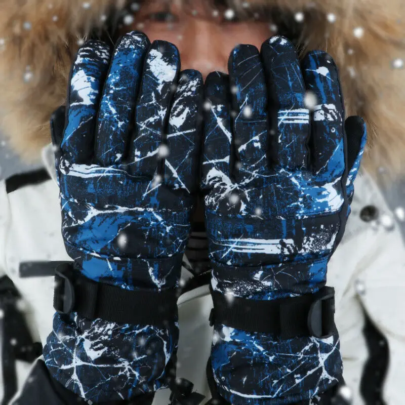 

Mens Womens Warm Winter Snow Ski Snowboard Gloves Waterproof Skiing Glove Unisex Gloves & Mittens