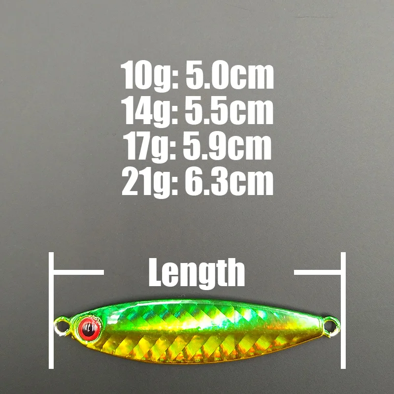 Металлический морской джиг Lunker 10 г 14 17 21 микро длинная блесна для рыбной ловли