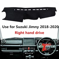 taijs factory high quality sun shade polyester fibre car dashboard cover for suzuki jimny 2018 2019 2020 right hand drive