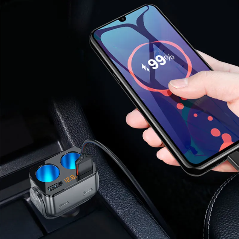 Зарядное устройство USB QC3.0 для автомобиля 12 В|Зажигалка| |