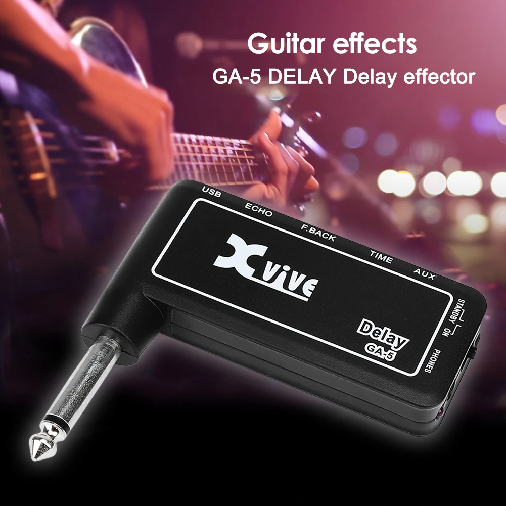 ga 5 verzögerung wirkung elektrische gitarre verstärker amp mini kopfhörer amp gebaut in verzerrung wirkung top qualität gitarre z