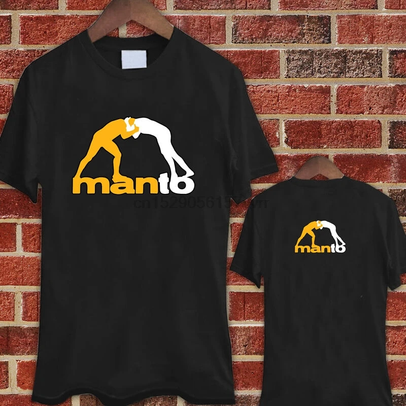 MANTO бразильский джиу джитсу боевое искусство черные футболки тройник|Мужские