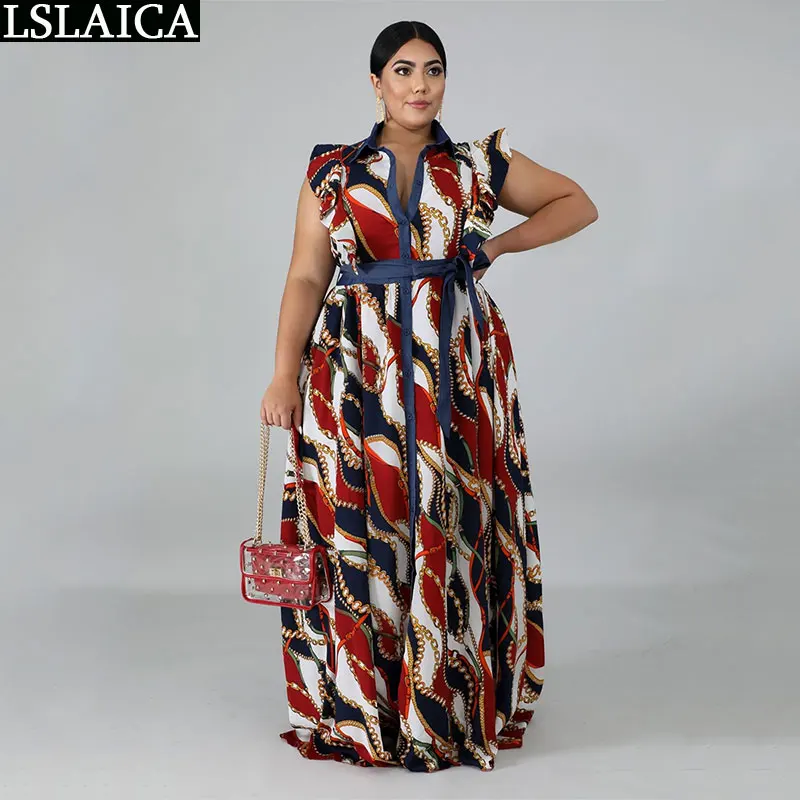 Платье женское длинное с барочным принтом вечерние нее Бандажное широкой юбкой