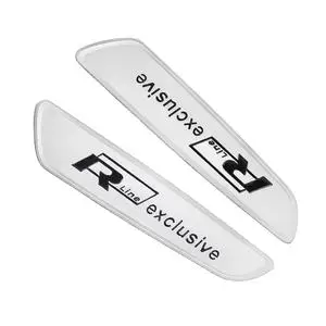 1 пара внутренних металлических наклеек Rline для знака эмблемы Volkswagen CC B47 |